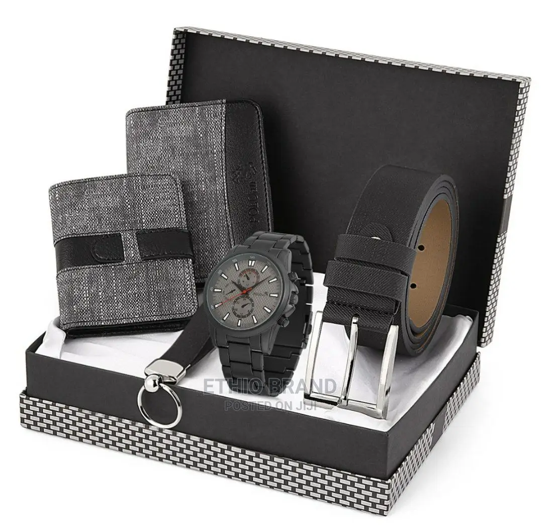 POLO AIR Men's Combination Set Wristwatch Belt Walle