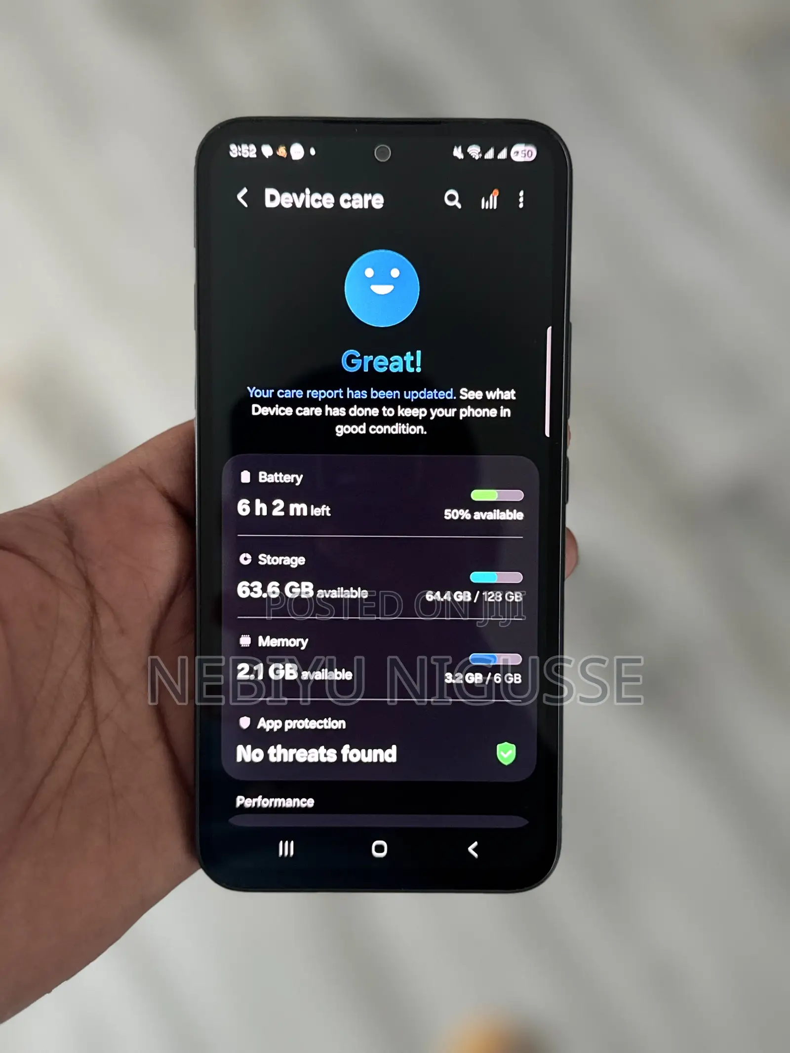 Samsung Galaxy A54 5G 128 GB Black