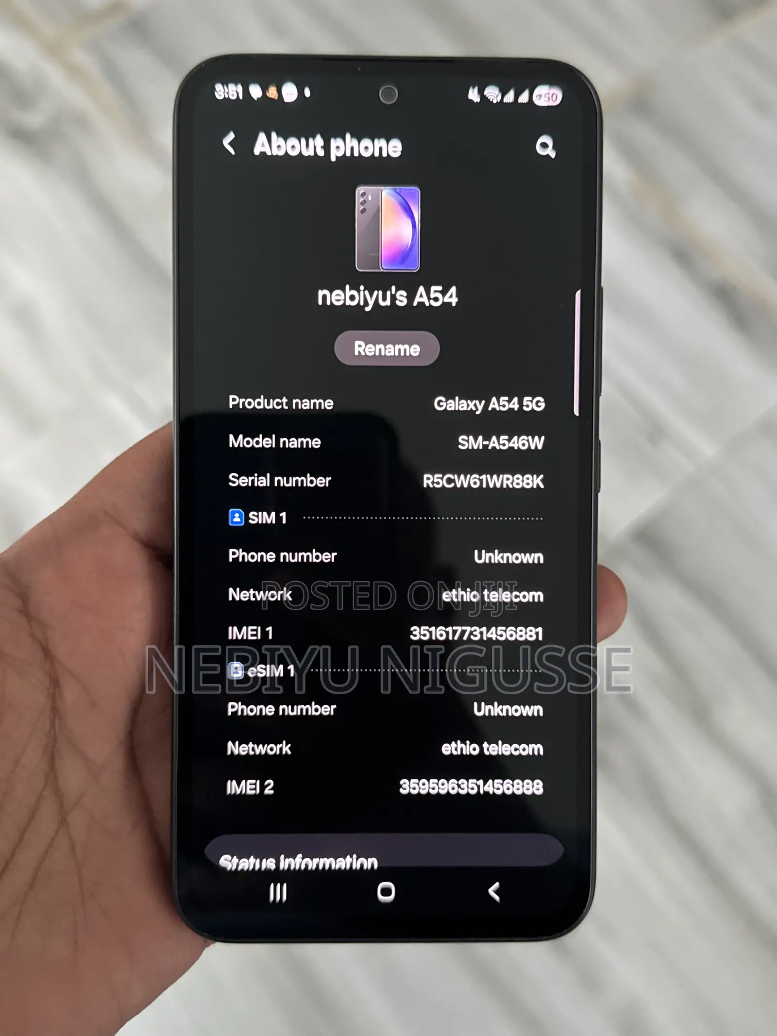 Samsung Galaxy A54 5G 128 GB Black