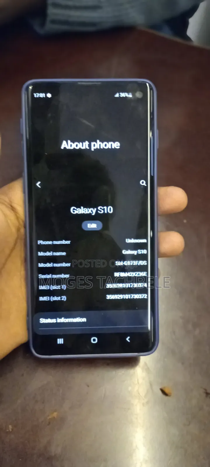 New Samsung Galaxy S10 128 GB Black