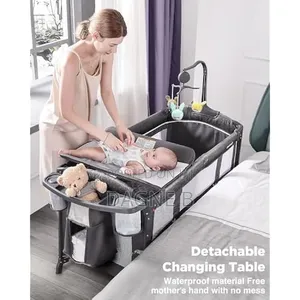 5in1 Deluxe Baby Bedside Crib የህፃናት አልጋ