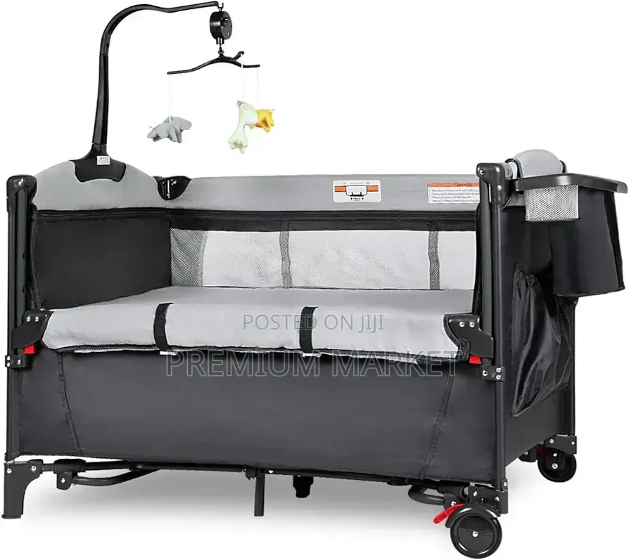 5in1 Deluxe Baby Bedside Crib የህፃናት አልጋ