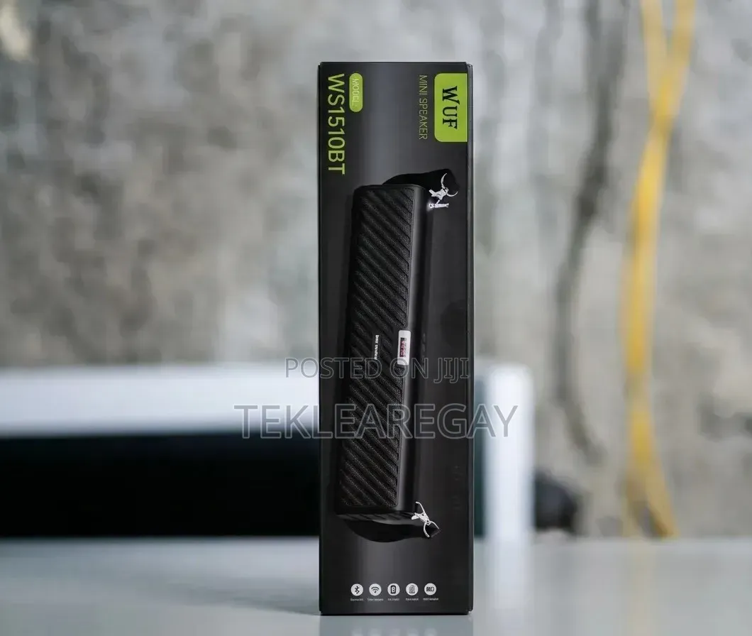 ርዕስ፡ አዲስ Wuf Mini Speaker (Ws1510bt) – 24 ሰዓት ባትሪ ቆይታ!
