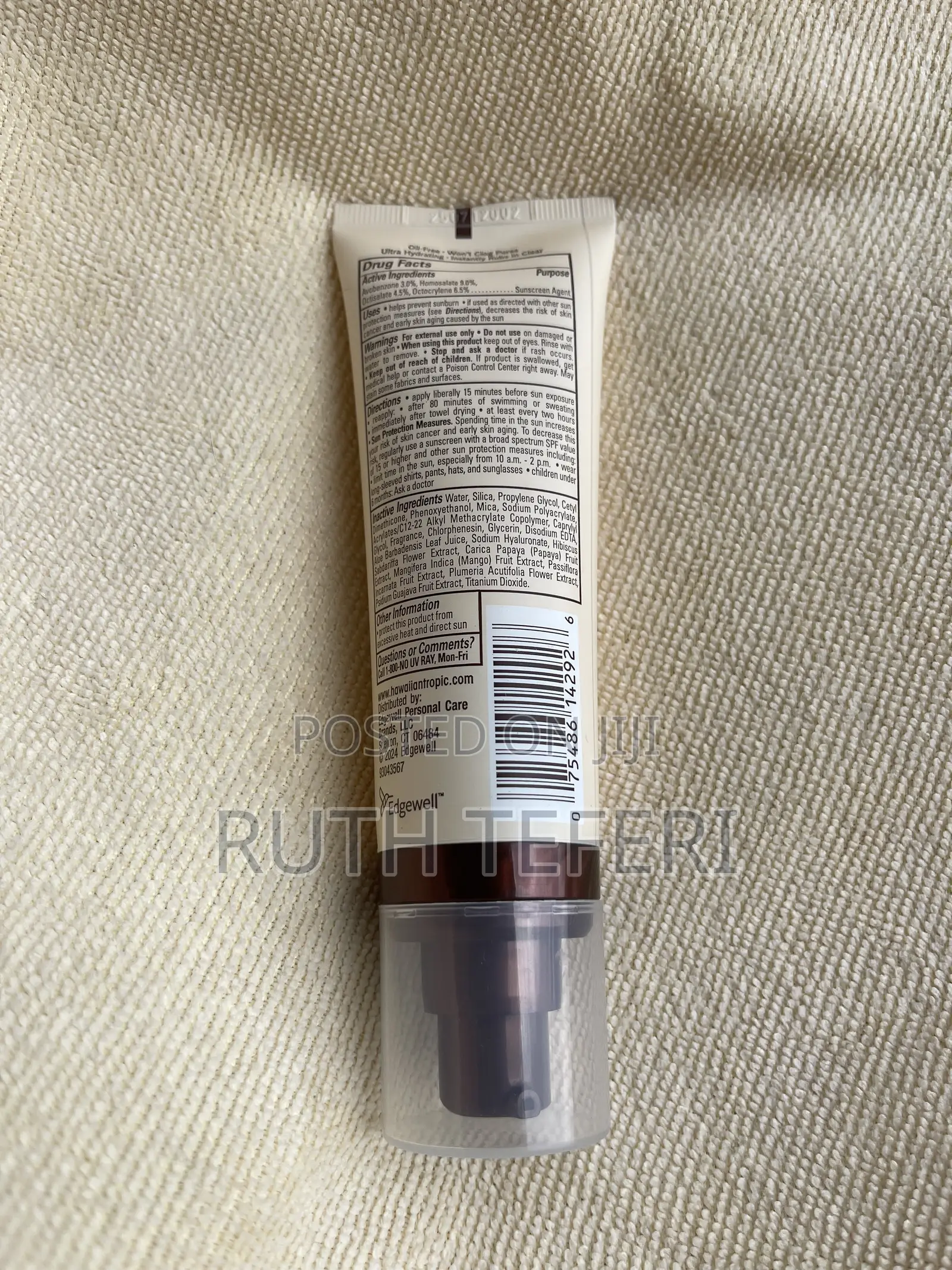Hawaiian Tropic Sheer Touch Face Sunscreen Lotion SPF 60