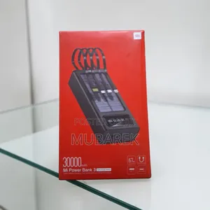 Carga Rápida Xiaomi Mi Power Bank 3 30000mah 67w Solar