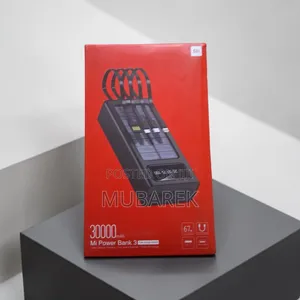 Cargador Solar Mi Power Bank 3 30000mah 67w Fast Charge