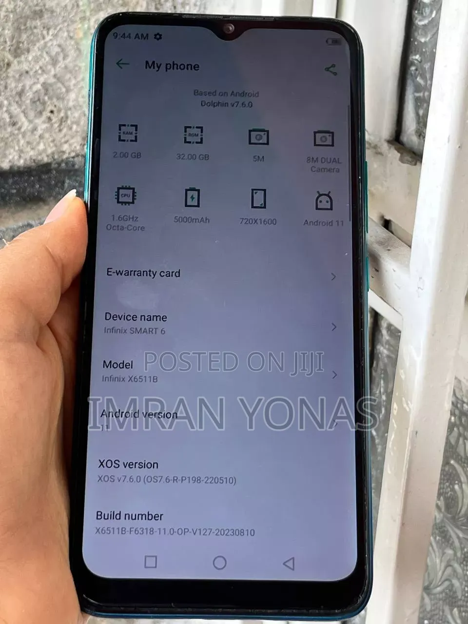 Infinix Smart 6 32 GB Blue
