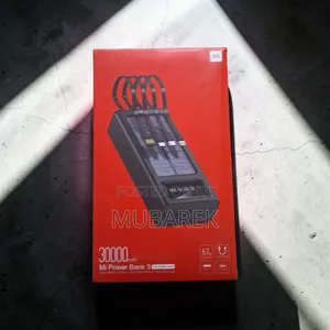 Energía Portátil Mi Power Bank 3 30000mah 67w Charger