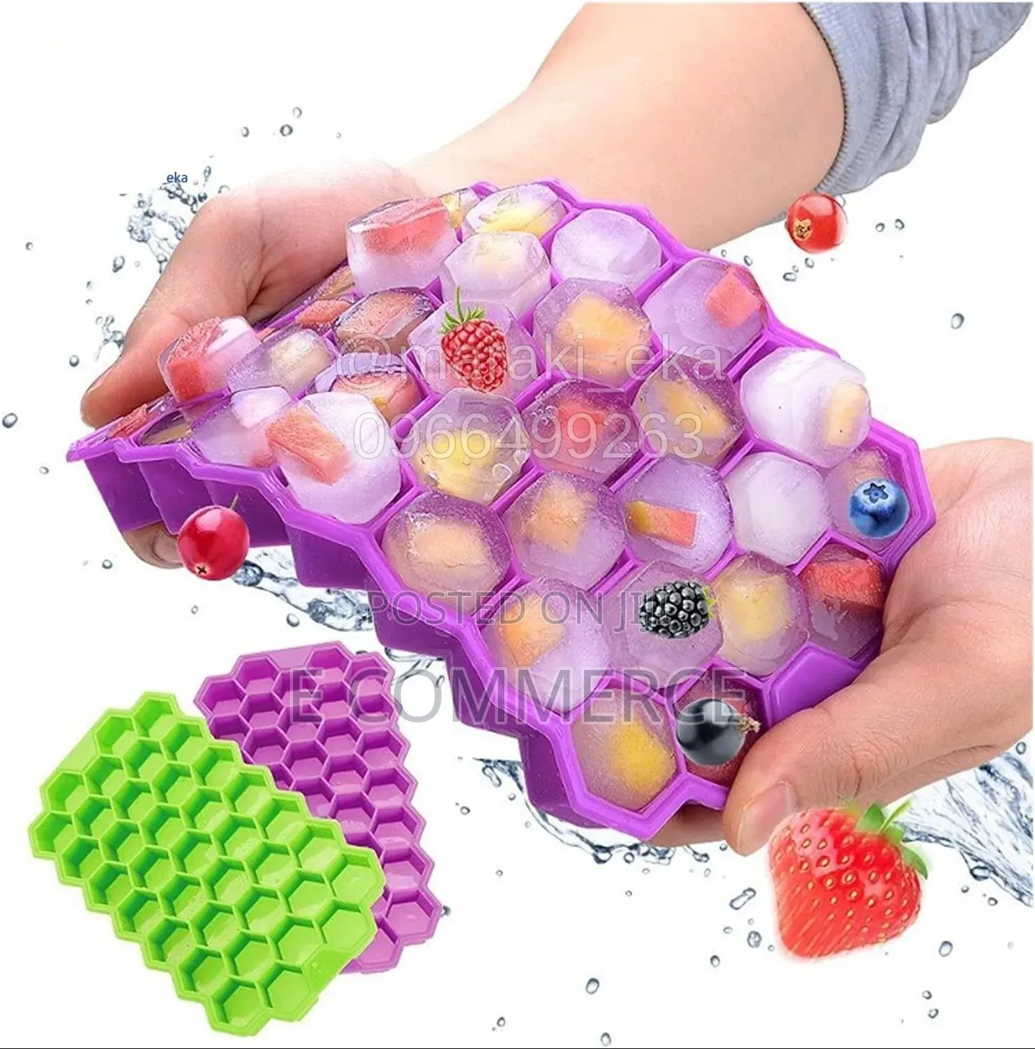 37 Cubes Ice Maker Tray
