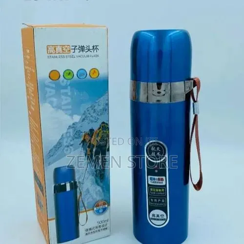 Stainless Steel Vacuum Flask ባለ 500ml የሙቀት መጠበቂያ ተርሞስ