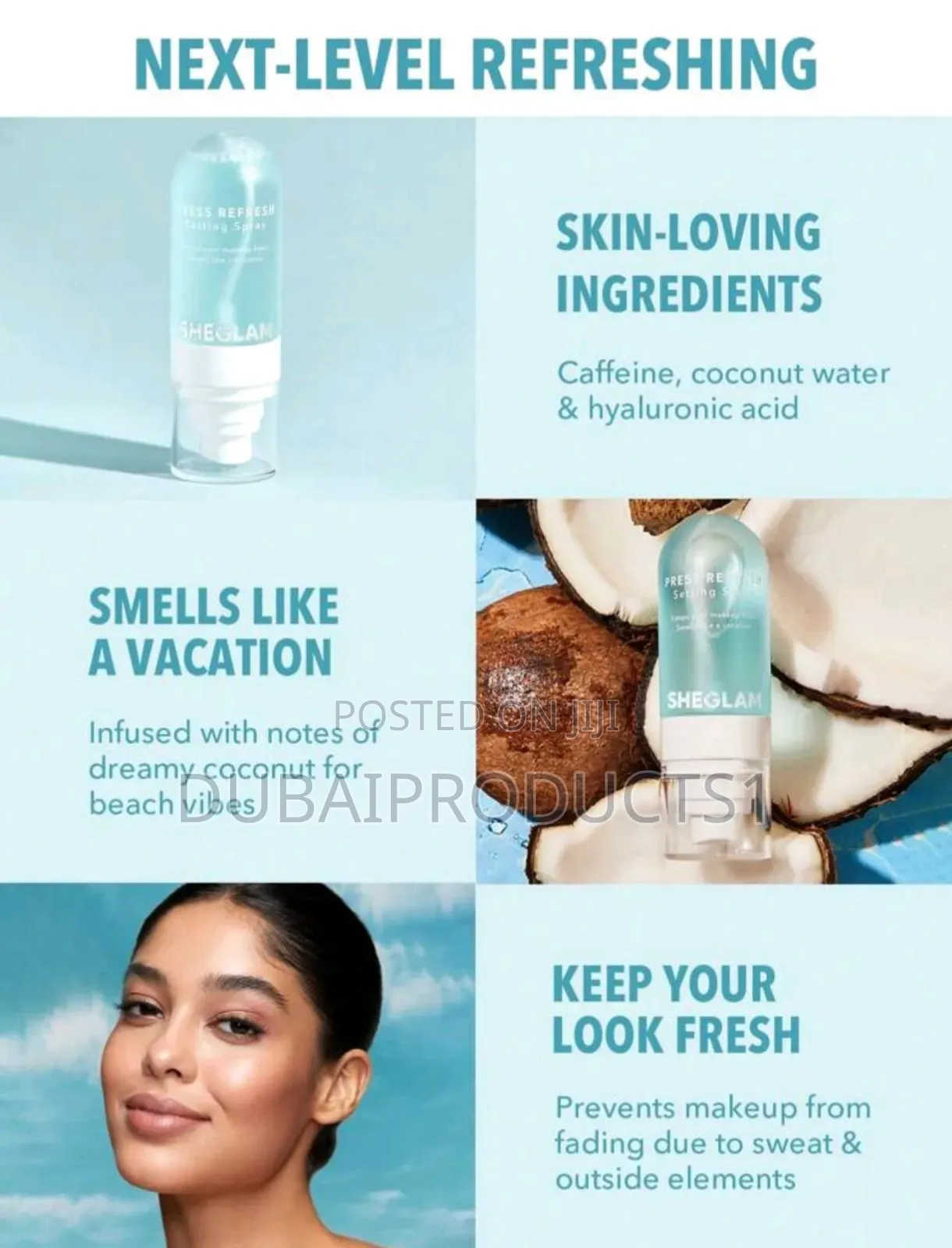 Sheglam Setting Spray Moisturizing Long Lasting Makeup Setting Spray