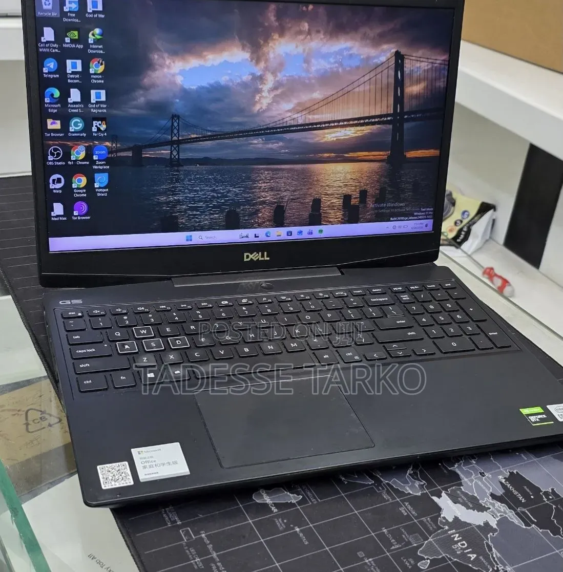 New Laptop Dell G15 5535 32GB Intel Core i7 SSD 512GB
