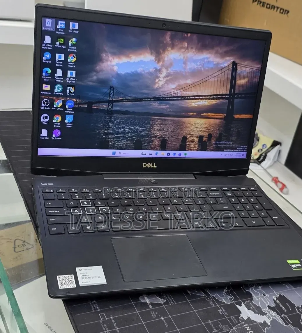 New Laptop Dell G15 5535 32GB Intel Core i7 SSD 512GB