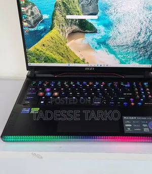 New Laptop MSI Raider GE68HX 13VI-202US 32GB Intel Core i9 SSD 1T