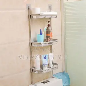 Over-the-toilet Organizer - ቦታ ቆጣቢ የመታጠቢያ ቤት መደርደሪያ