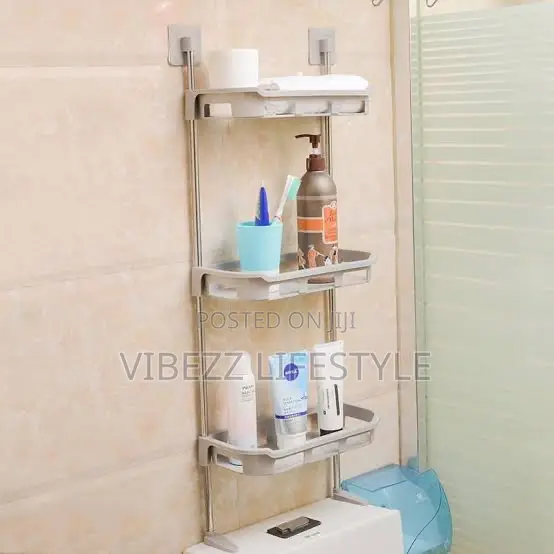 Over-the-toilet Organizer - ቦታ ቆጣቢ የመታጠቢያ ቤት መደርደሪያ