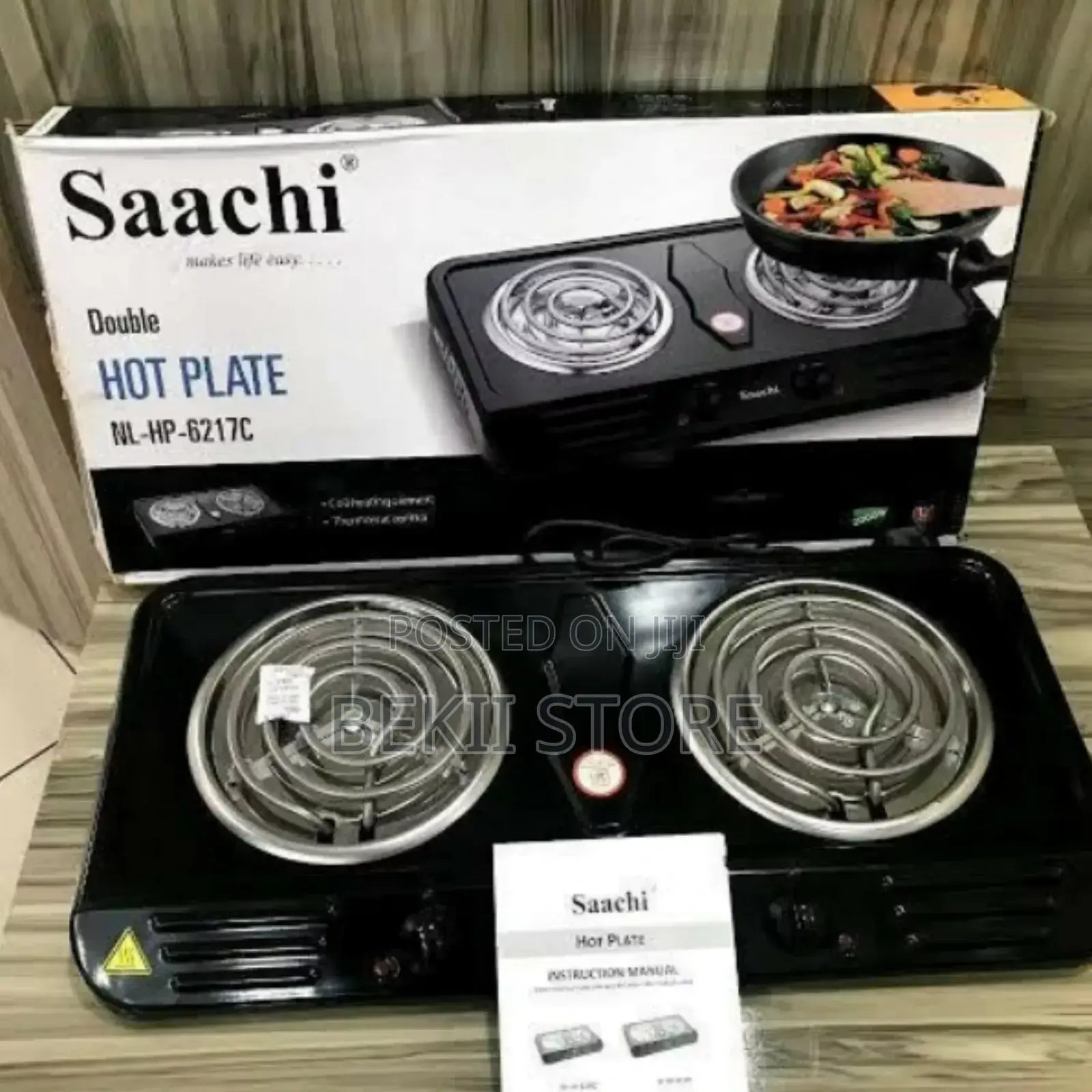 Saachi Double Electric Hot Plate Cooker