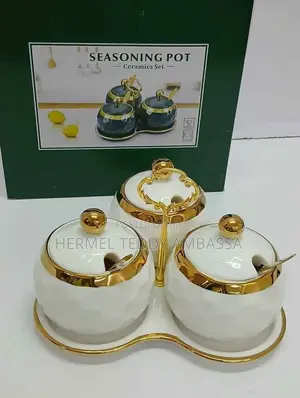 Nordic Ceramic Luxury Sugar-Tea-Coffee Canisters!