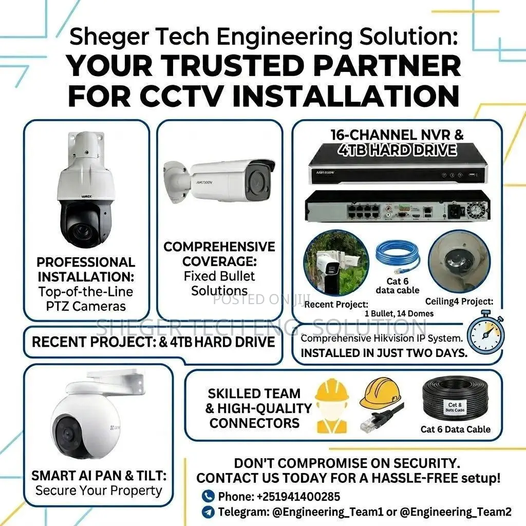 CCTV Camera Installation and Maintenance