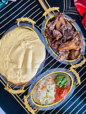 Oval 3pcs Set High Quality Acrylic Serving Tray.