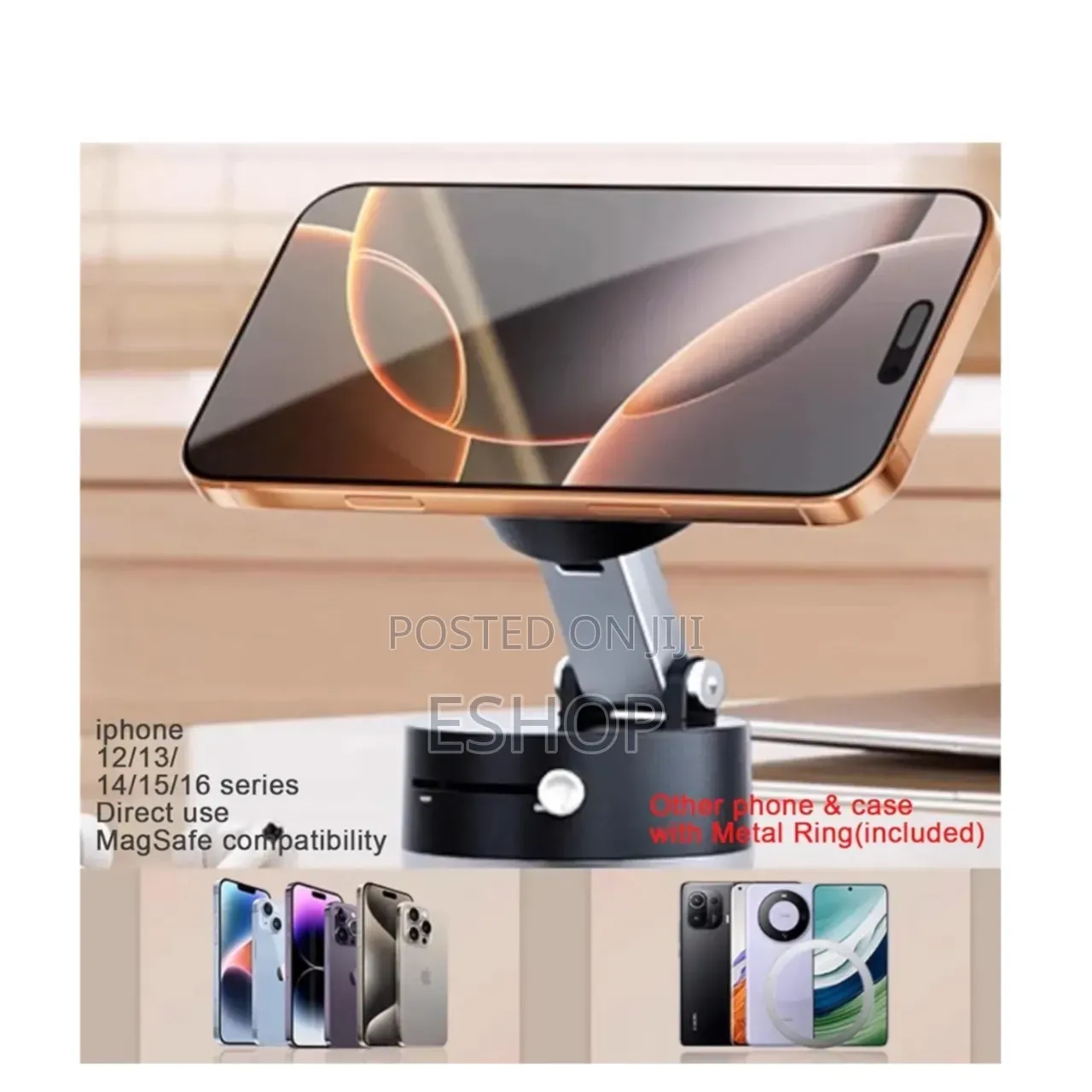 Scratch-free Silicone Suction Phone Cradle For Any Surface