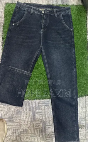 Men's Premium Dark Wash Denim Jeans •