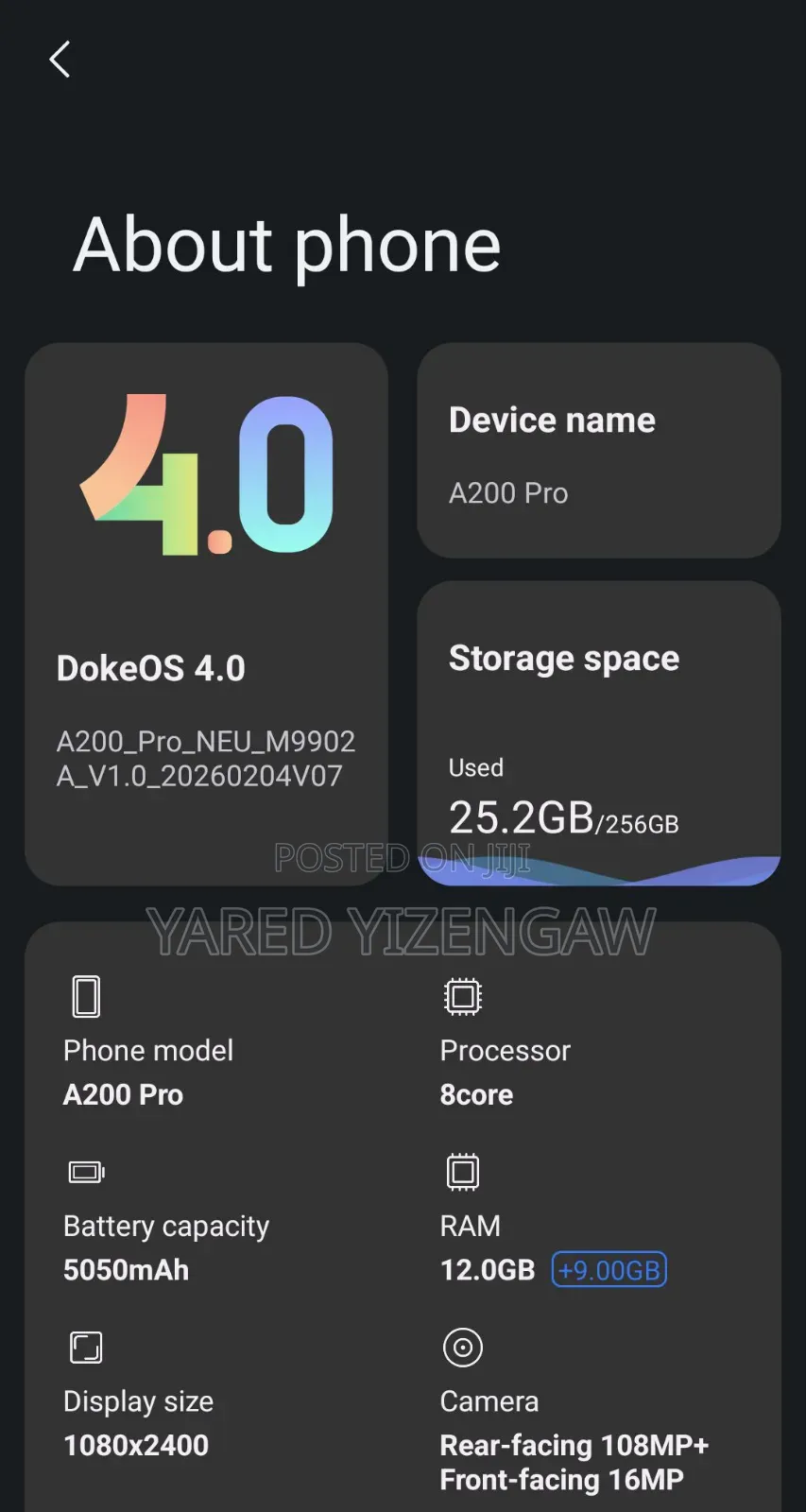Blackview A20 8 GB
