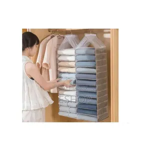 Space-Efficient Hanging Storage for Apartments and Small Closets