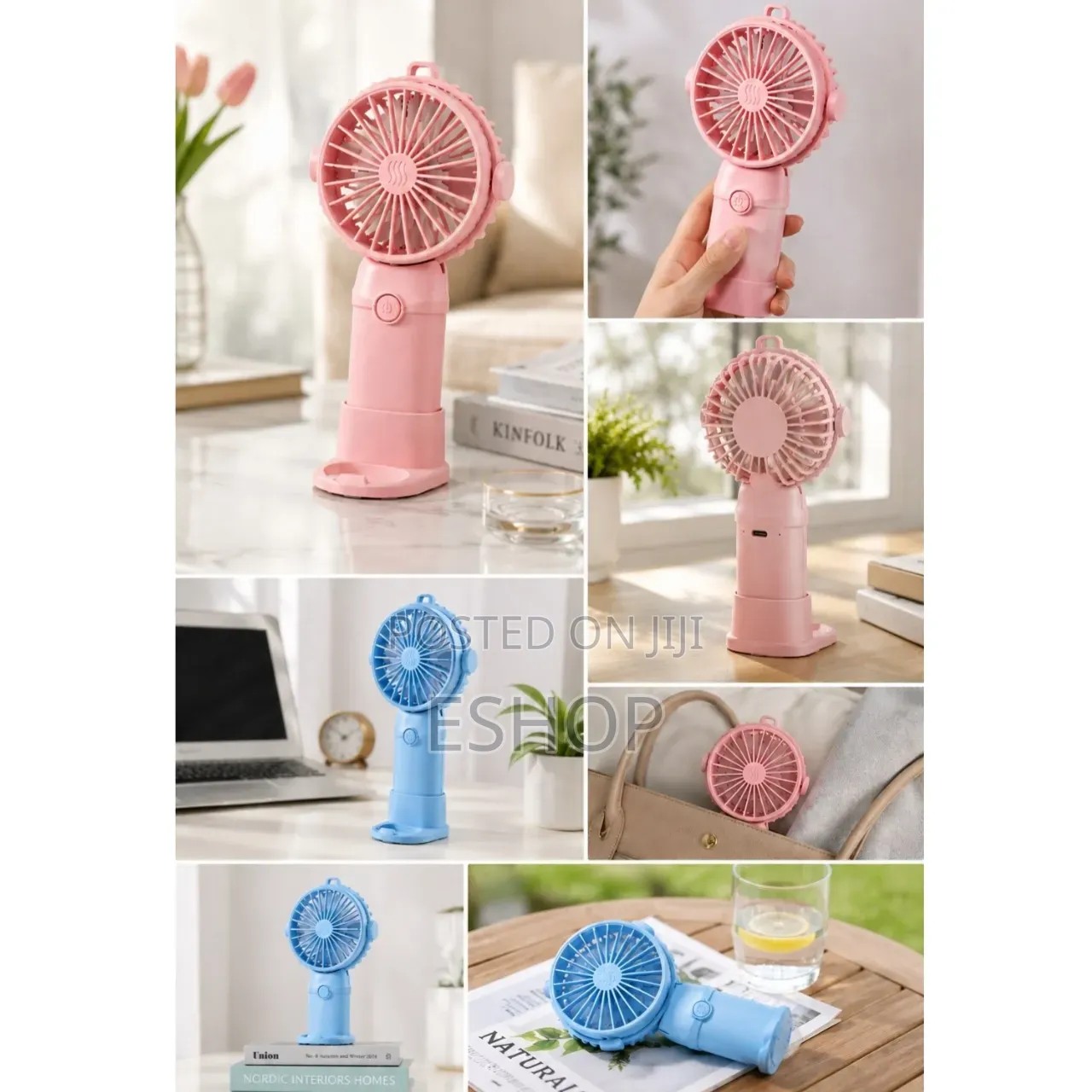 Rechargeable Portable Fan – Lightweight, Strong Airflow