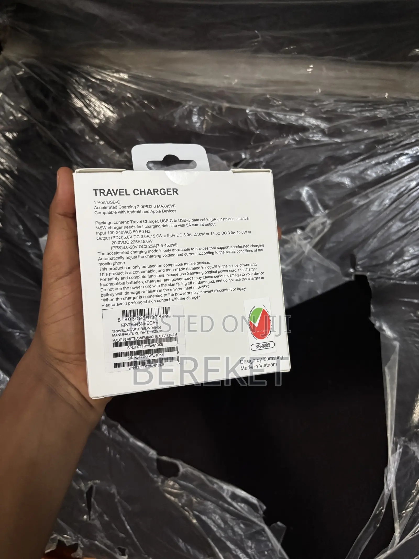Samsung Mobile 45w Super Fast Type C Charger