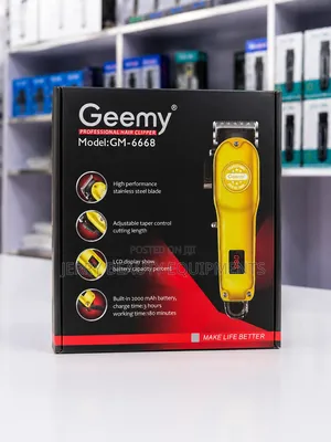 Geemy Gm6668 Hair Clipper- Golden