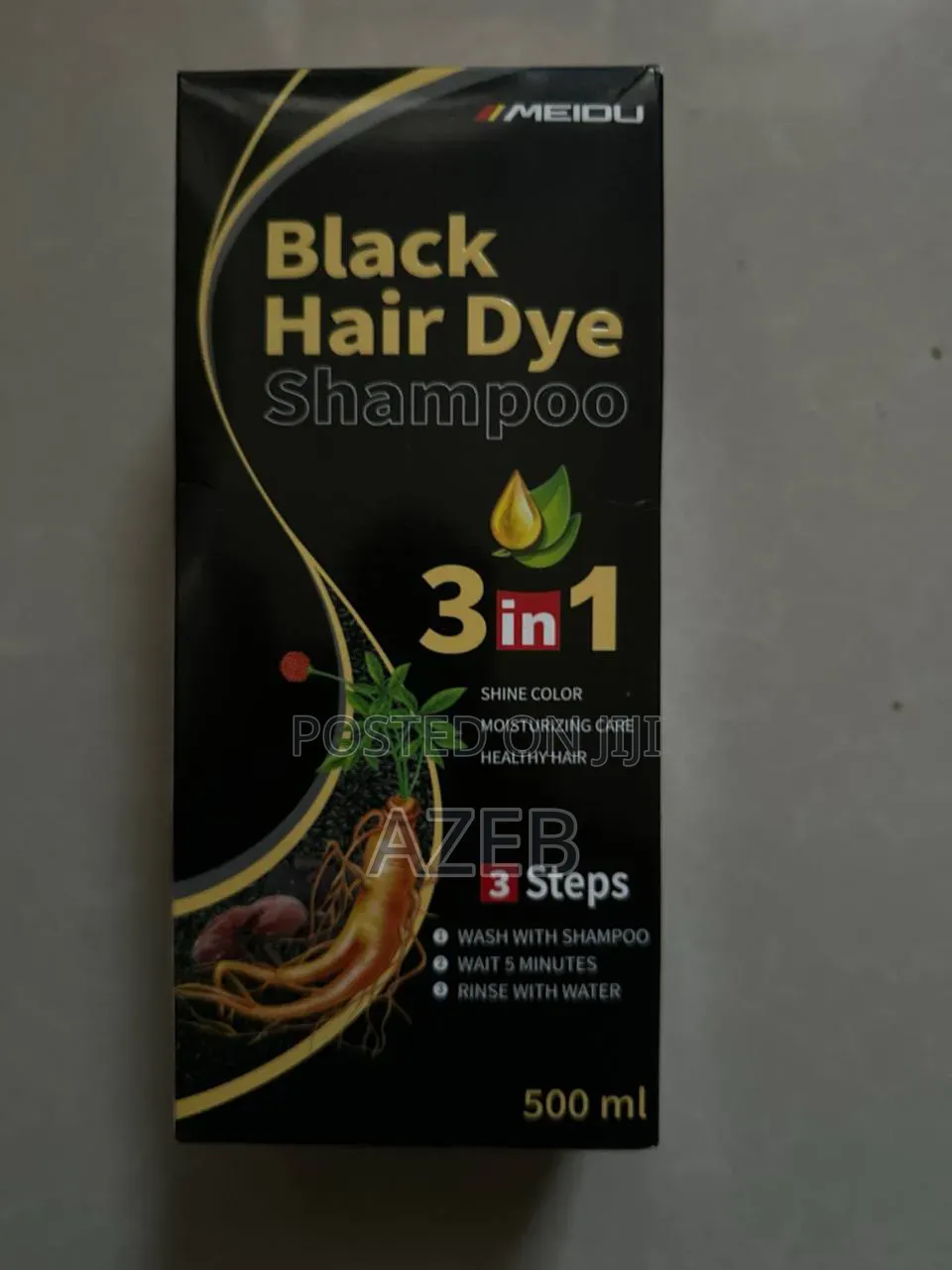 Black Hair Dye Shampoo