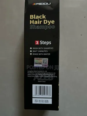 Black Hair Dye Shampoo