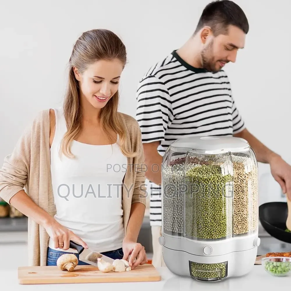 Rotating Rice Barrel 10l