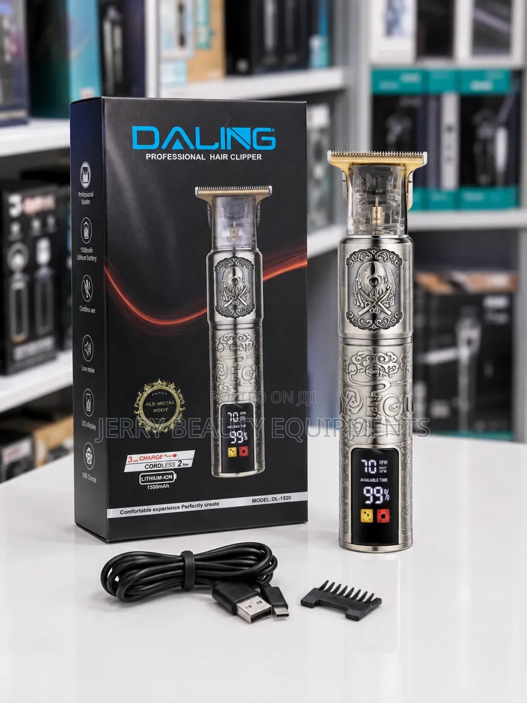 Daling Hair Clipper- 2 Hour Cordless Use