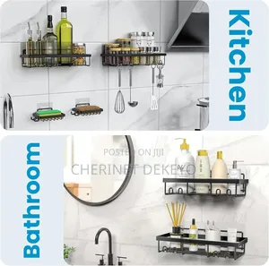 6-pack Adhesive Shower Caddy/Organizer