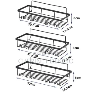 6-pack Adhesive Shower Caddy/Organizer
