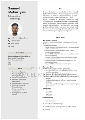 It Network System Admin | Parking Access Control Technician