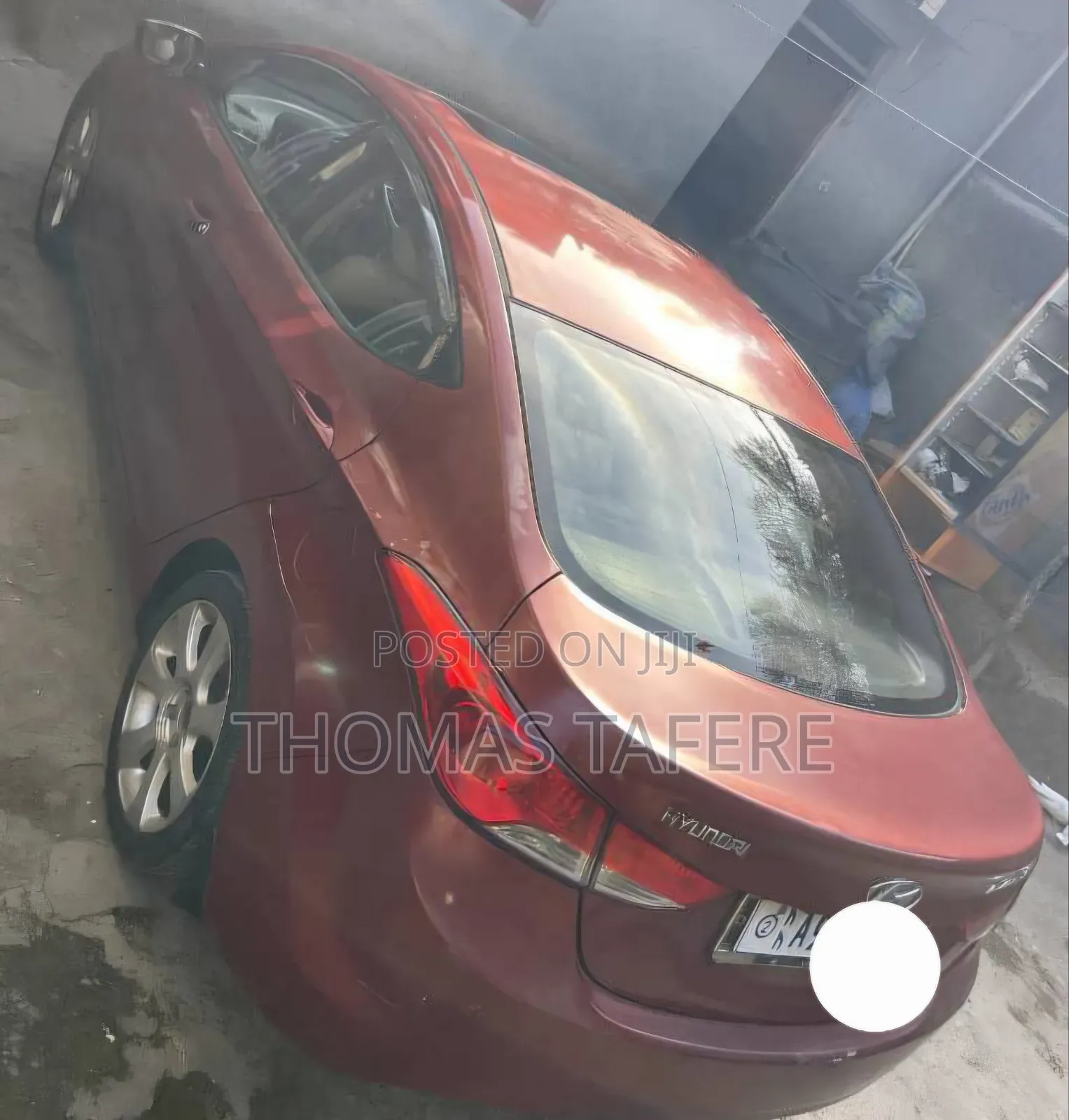 Hyundai Elantra 2012 Red
