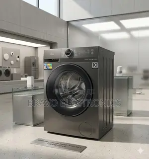 Midea 12kg Automatic Front Load Washing Machine – Copper Motor