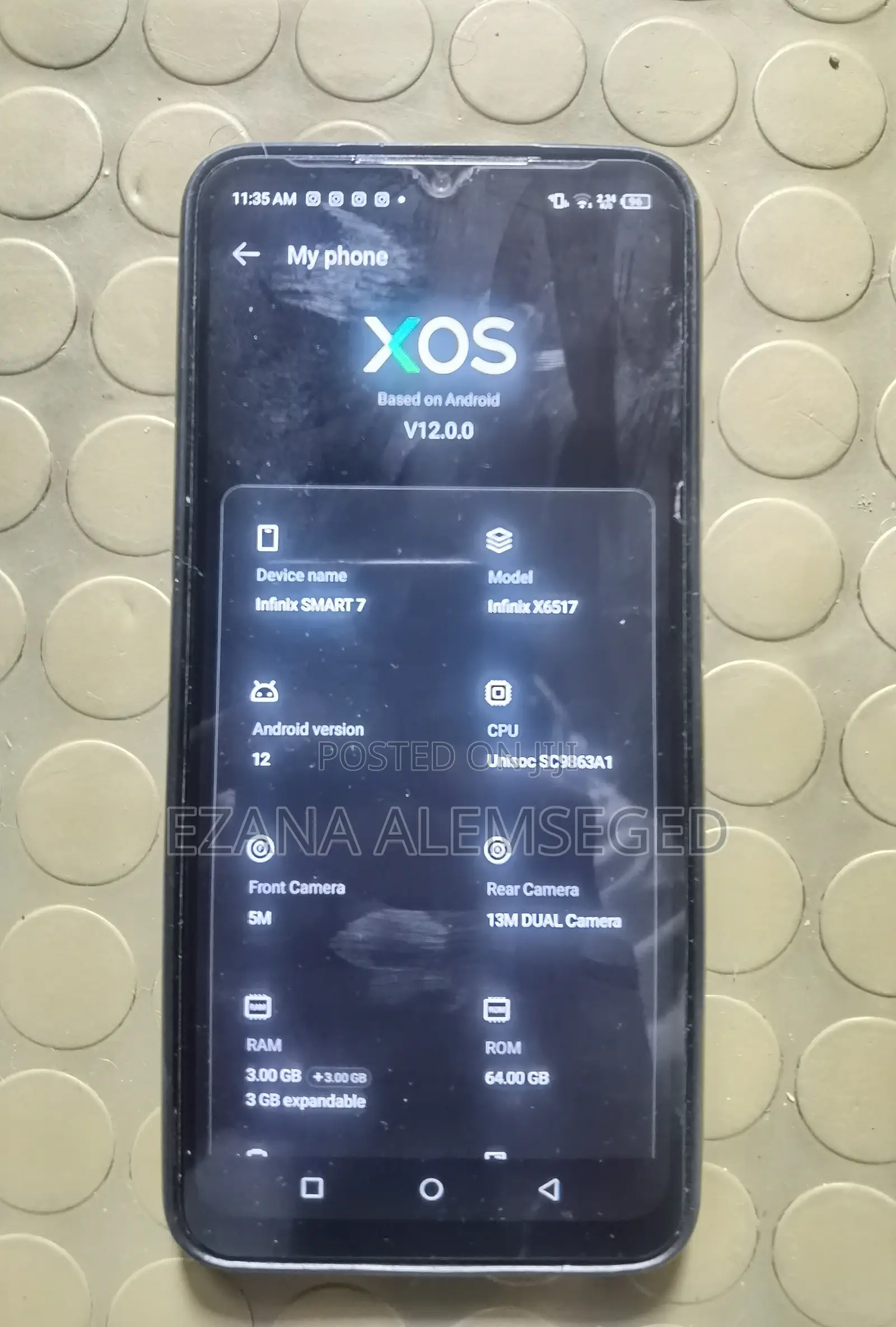 Infinix Smart 7 64 GB Black
