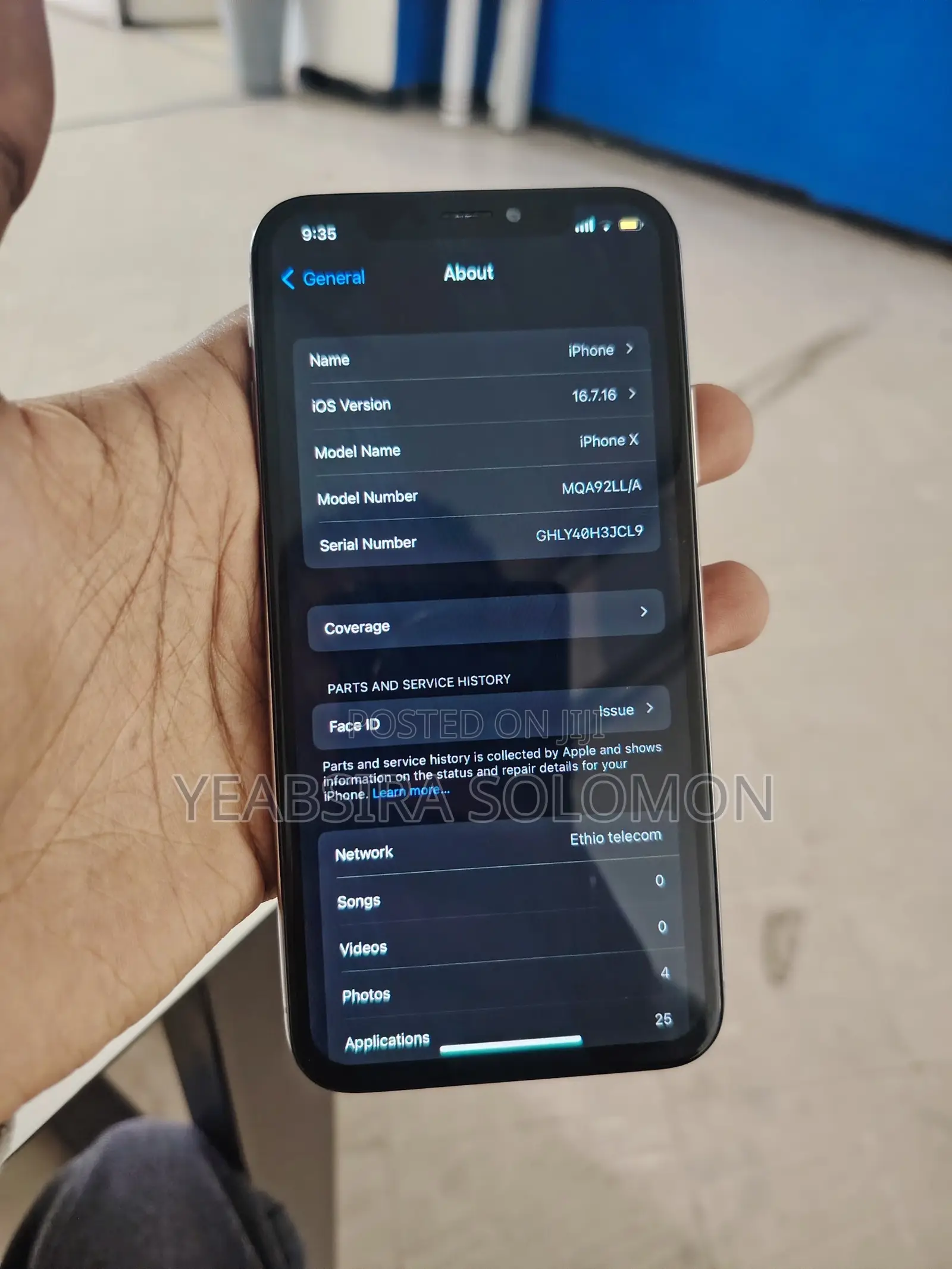 Apple iPhone X 256 GB Black