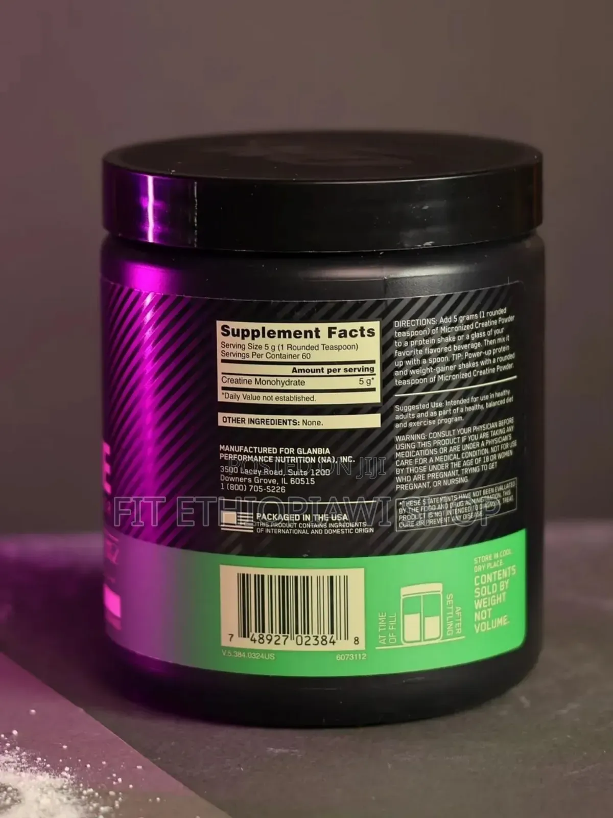 On Creatine Monohydrate