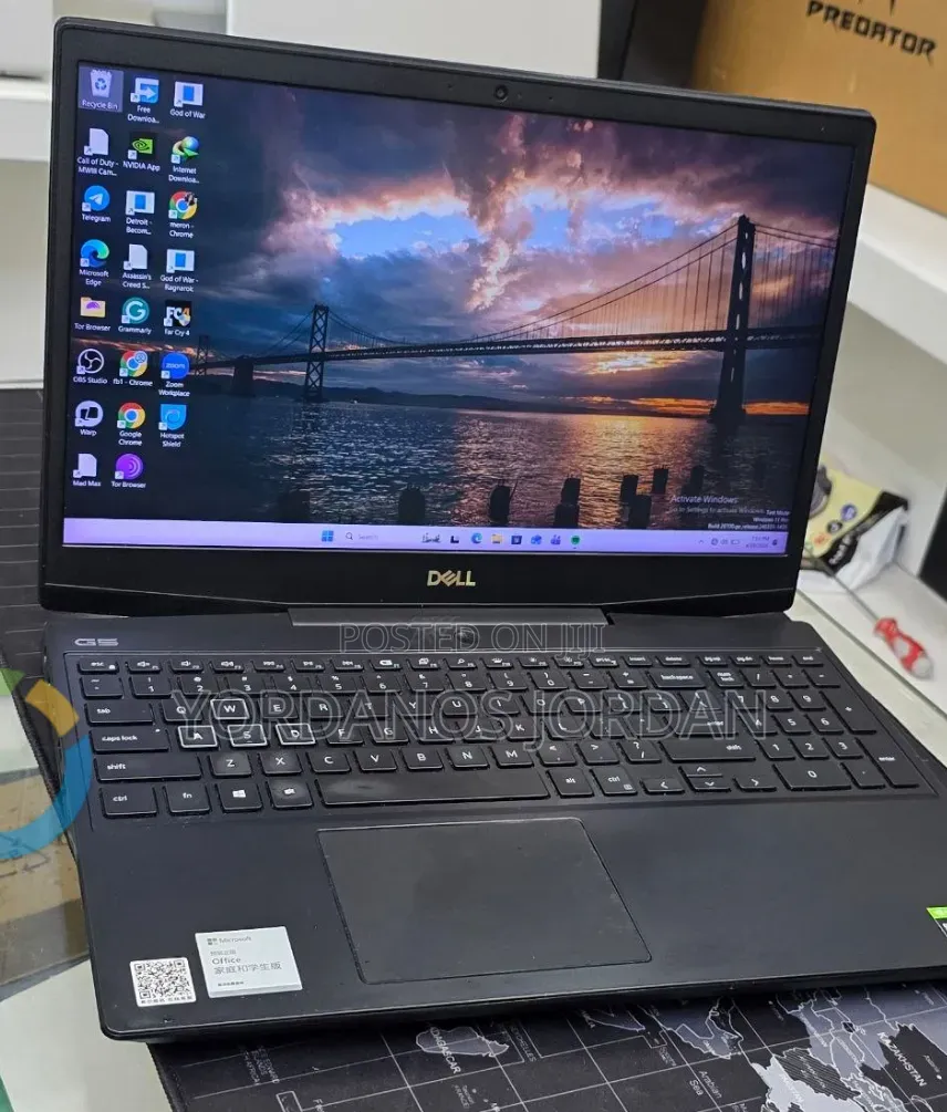 New Laptop Dell G15 5535 32GB Intel Core i7 SSD 512GB