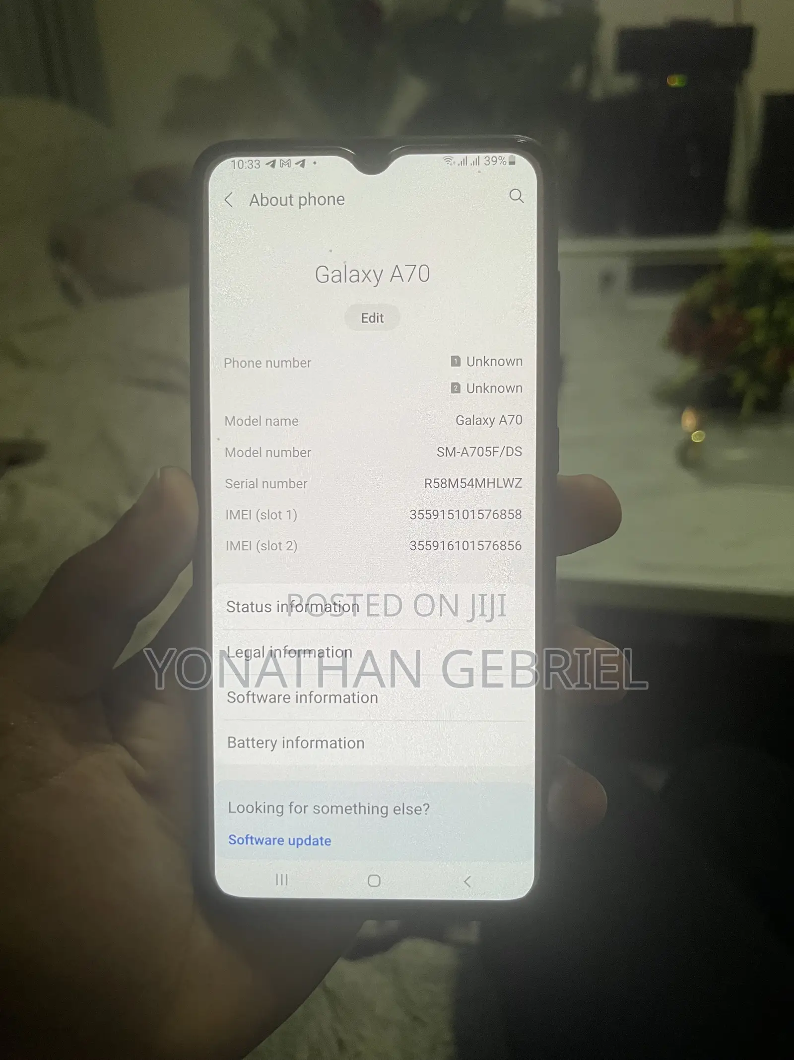 Samsung Galaxy A70 128 GB Blue