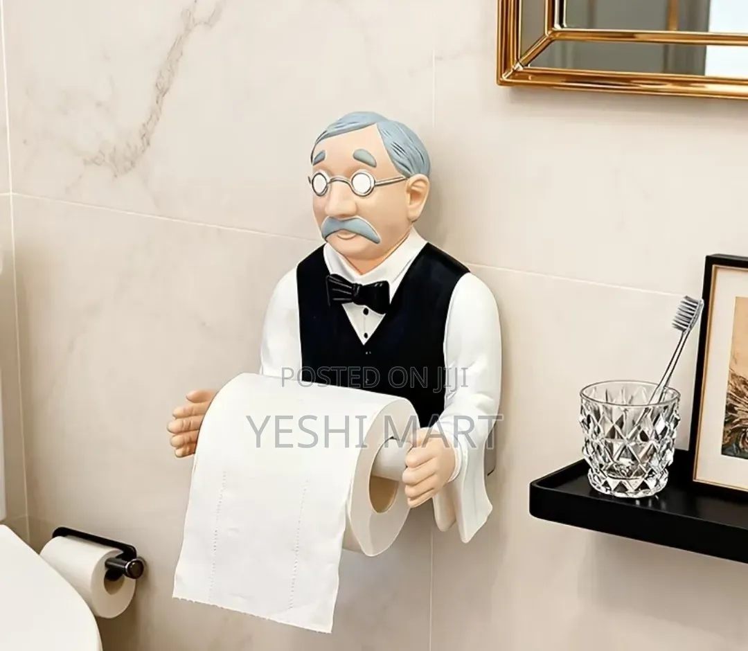 Creative Gentleman Butler Tissue Holder, European And American Modern
