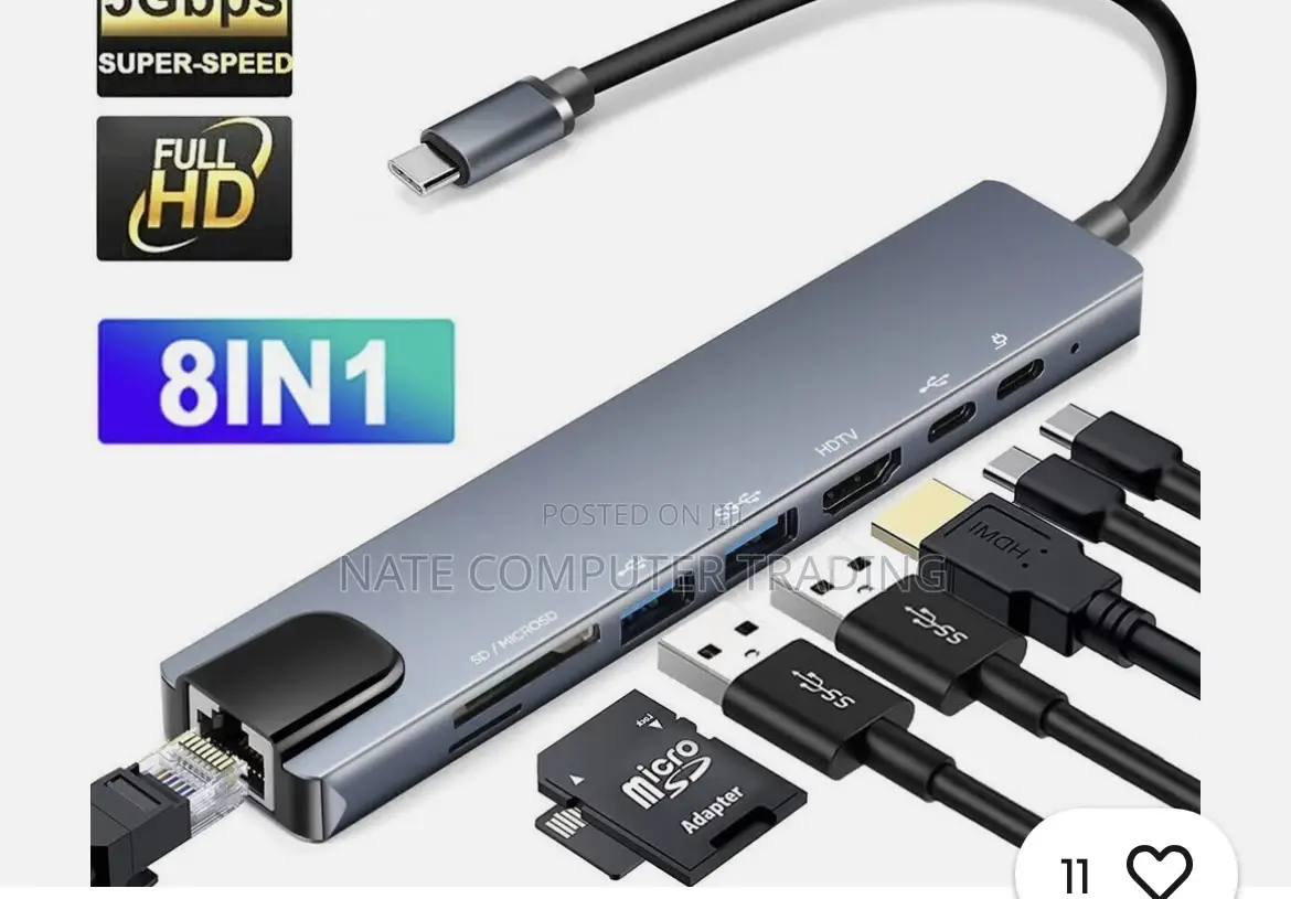 C-Type to Hdmi 8-in-1 11-in-1