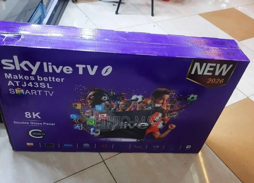 Skylive 43” Smart Android Tv – Double Glass | New Arrival 2026