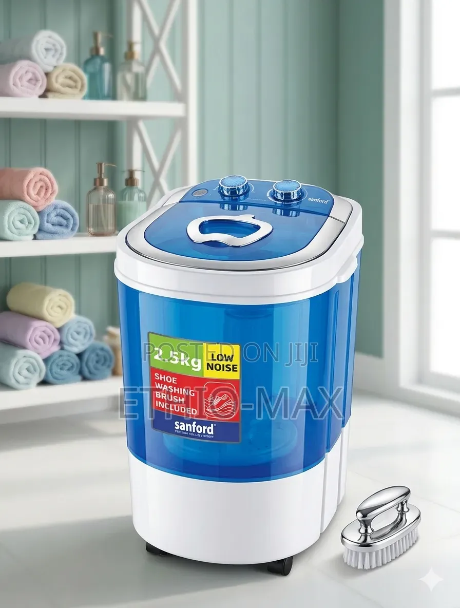 Sanford Mini Washing Machine 2.5kg – Compact Portable | Perfect For