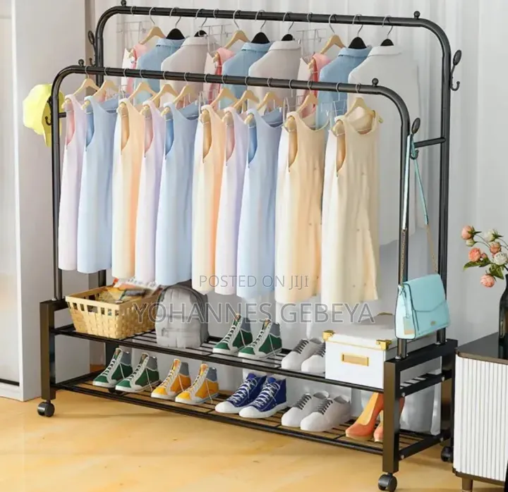 Multifunctional Clothes and Shoe Rack